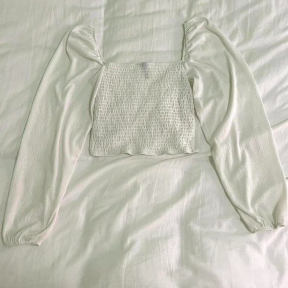 White ruched blouse - Picture 3 of 3